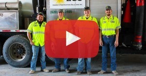 ECS vacuum excavation truck and workers